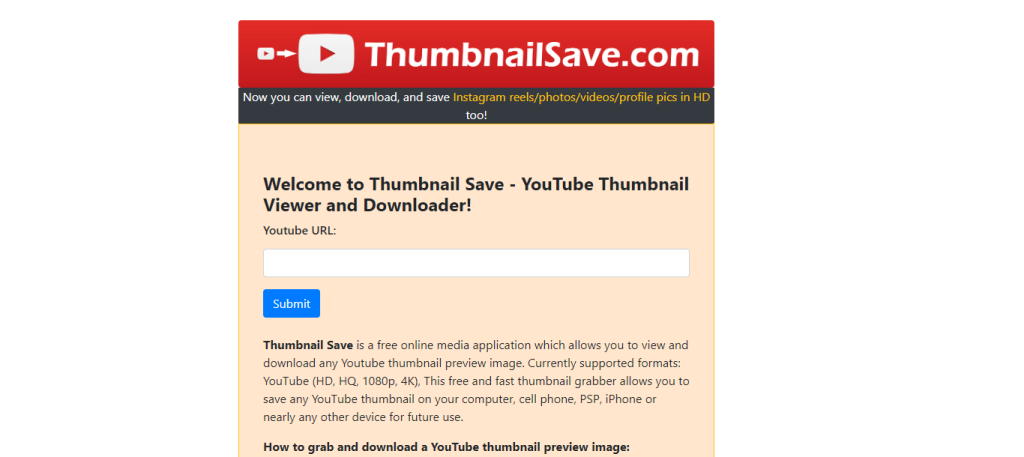 Thumbnail Save