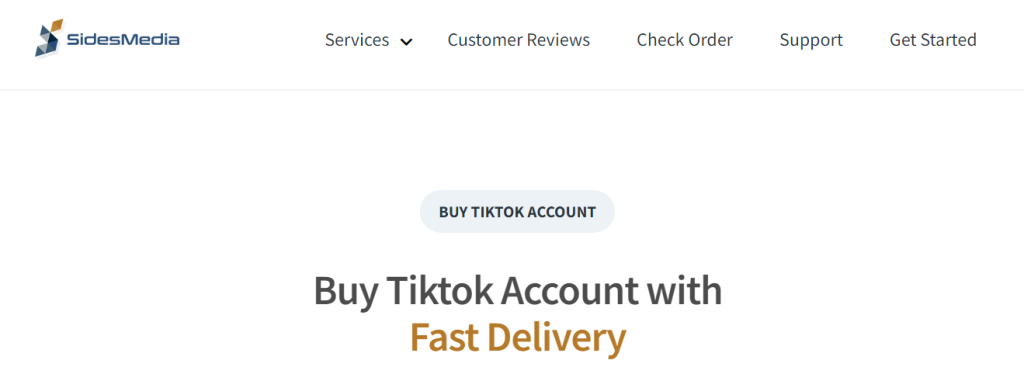 SidesMedia - Buy TikTok Account