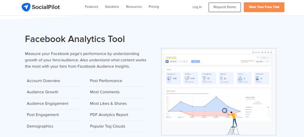 SocialPilot - Facebook Analytics