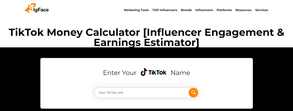 Ig Face - TikTok money calculator