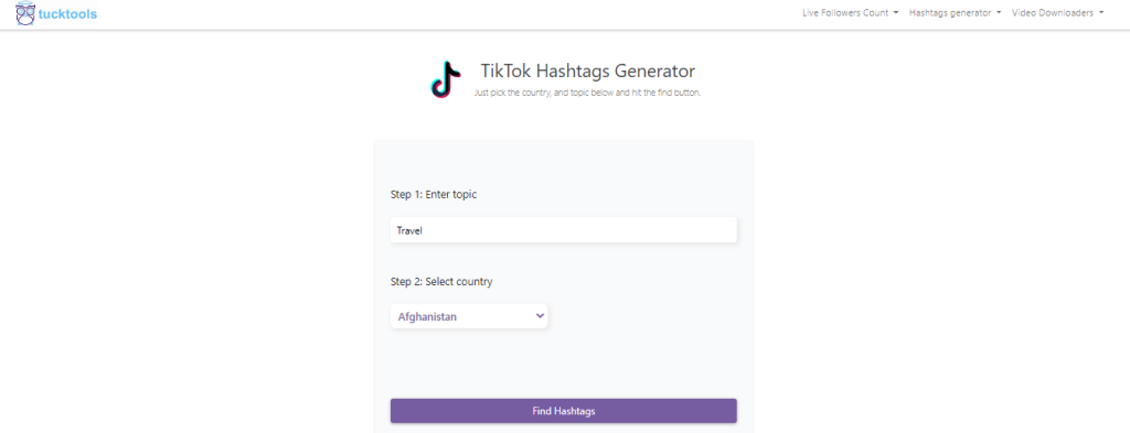 TikTok Hashtag Generator