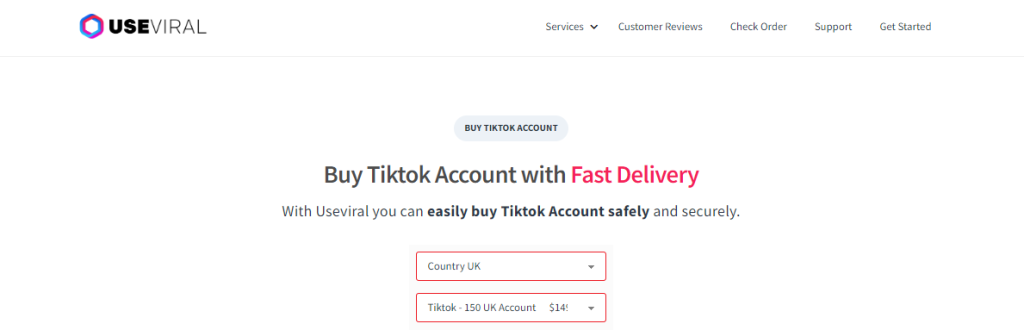 UseViral - Buy TikTok Account