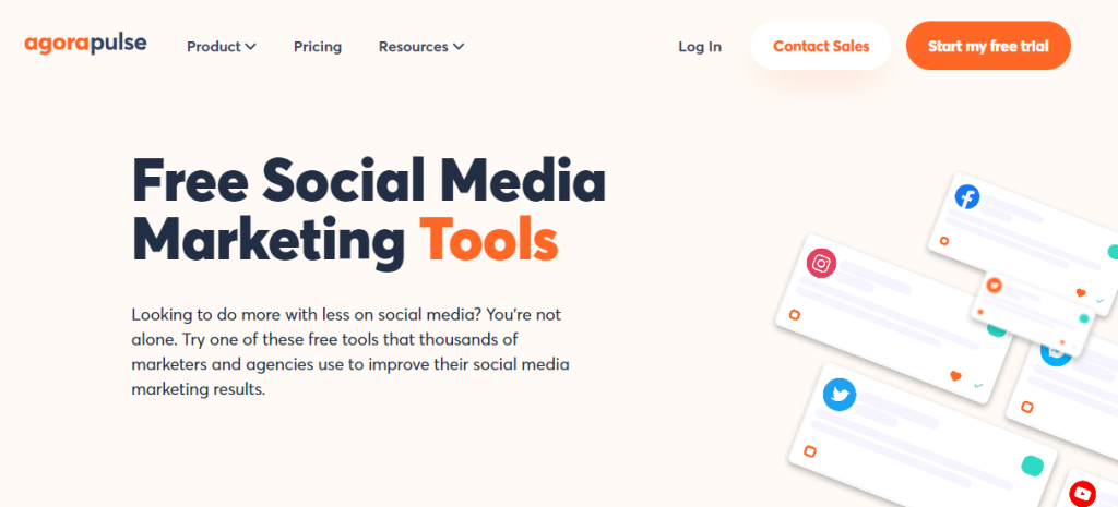 Agora Pulse - Facebook Marketing Tools