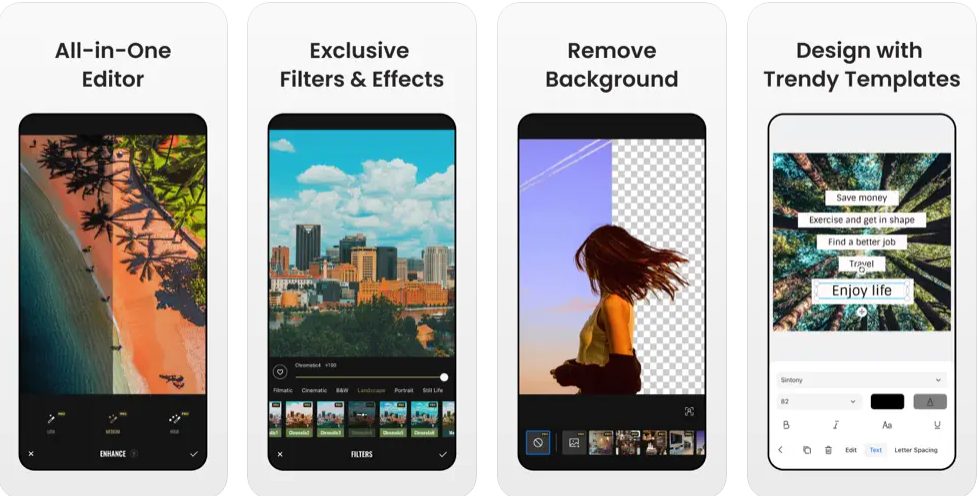 Fotor - best photo editing app for instagram