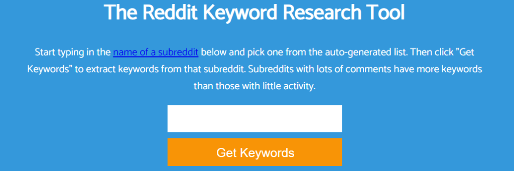 Keyworddit - Facebook keywords