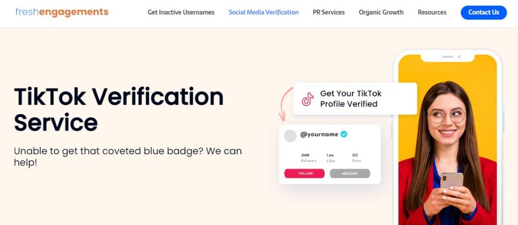 Fresh Engagements - Get Verified on TikTok